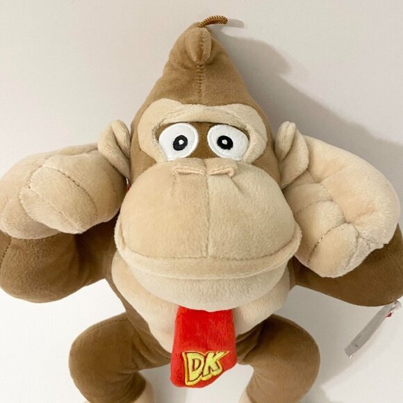 2023 Nintendo Donkey Kong Plush 14 Inch Tall Stuffed Animal - Picture 2 of 16